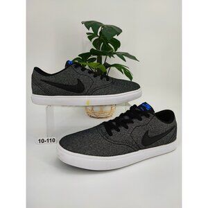 Nike Men's SB Solarsoft Skateboard Gray Canvas Lace Up Sneakers Size 10 US